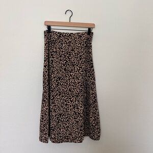 $15 for 3 SHEIN SKIRTS - Leopard Print Midi Skirt & Polka dots